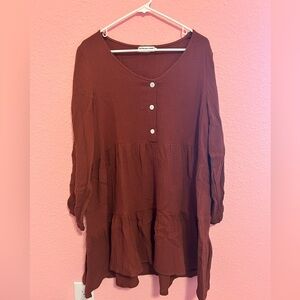 Elegant Brownish Dress